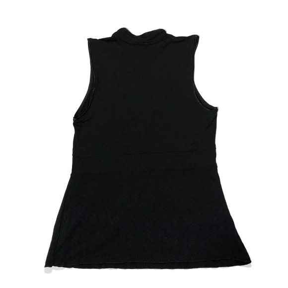 George Stretch Womens Size L Black V-Neck Tank Top - Picture 7 of 7